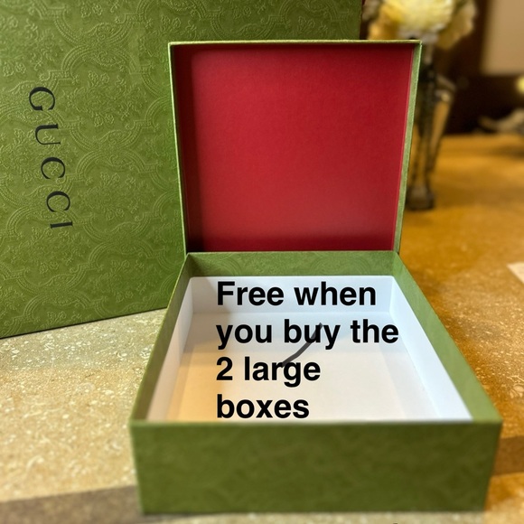 2 Gucci Green Embossed Box - Picture 14 of 14